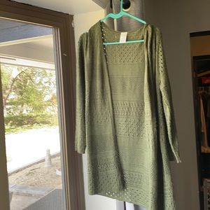 Mesh cardigan